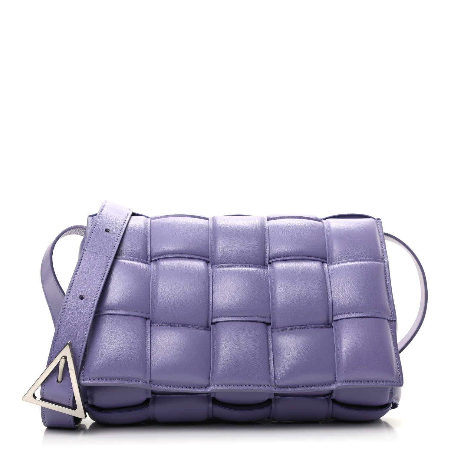 Bottega Veneta Nappa Maxi Intreccio Padded Cassette Crossbody Bag Lavender 1 of 8