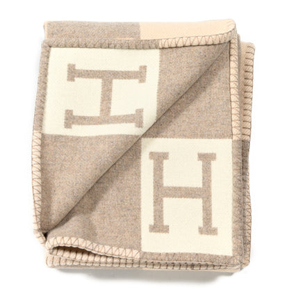 Hermes Wool Cashmere Avalon III Blanket Coco Camomille 2 of 3