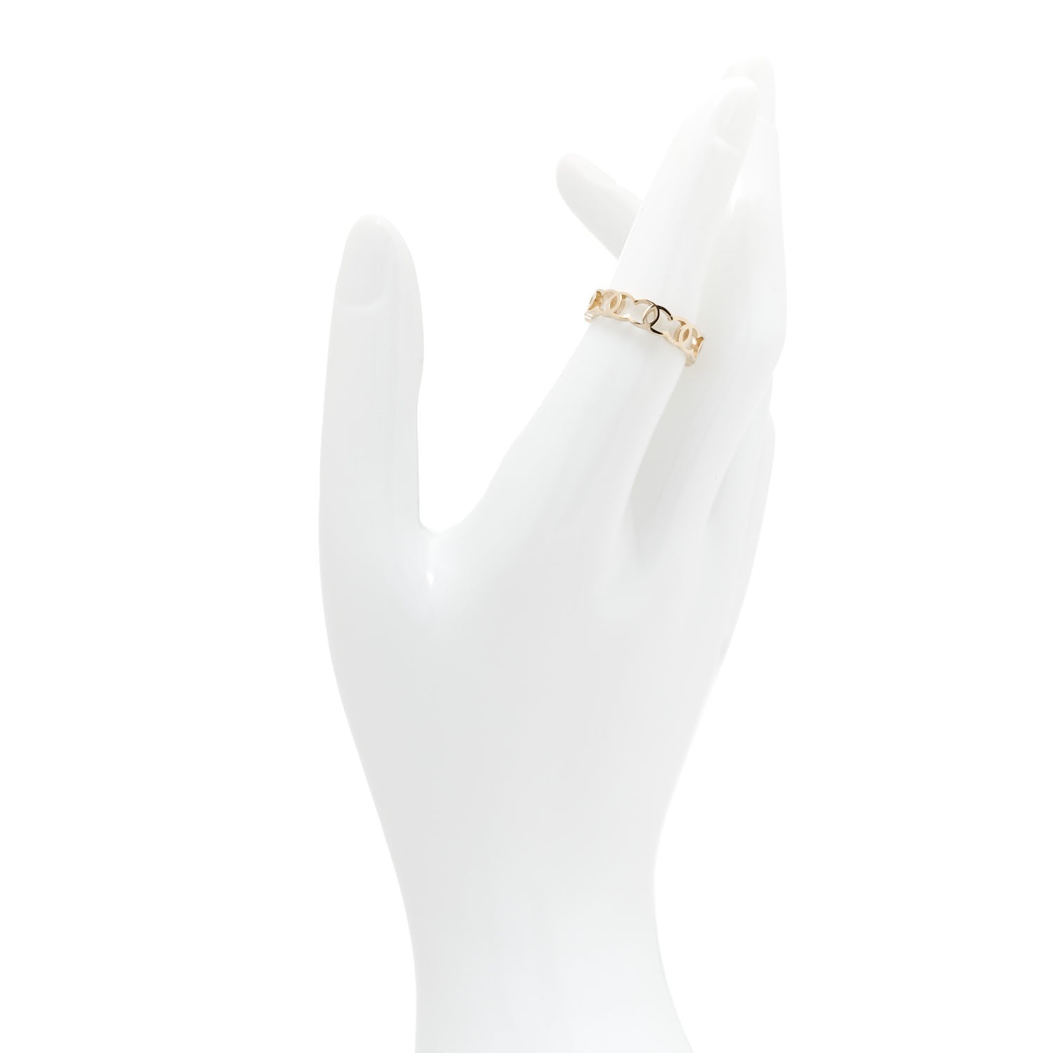Chanel Metal CC Ring 6 52 Gold 4 of 10