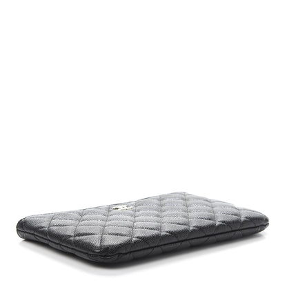 Chanel Caviar Quilted Cosmetic Case Black 4 of 8