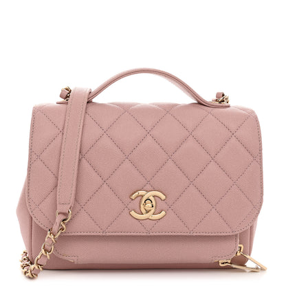 Chanel Caviar Quilted Medium Business Affinity Flap Light Pink 1 of 12