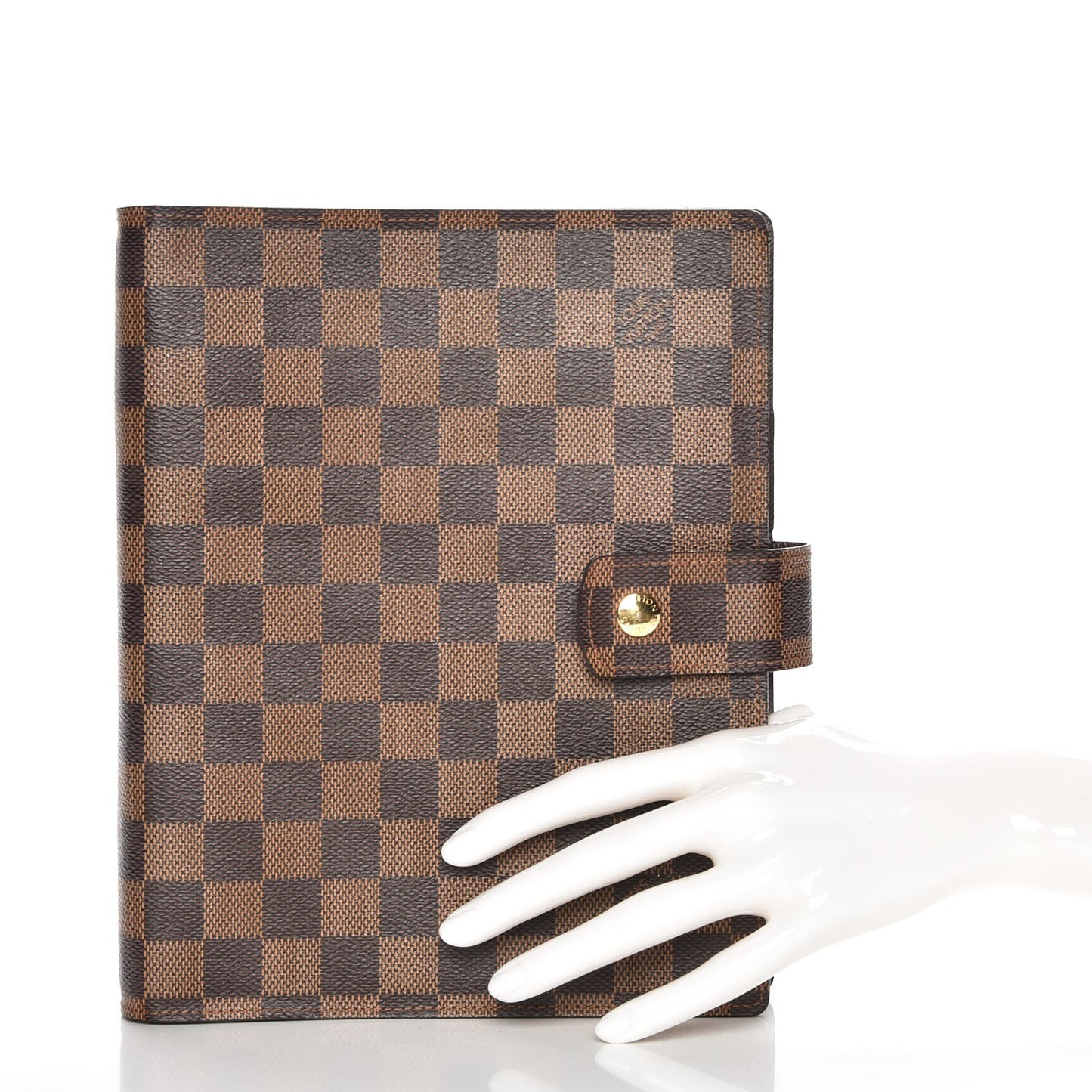 Damier Ebene Large Ring Agenda Cover