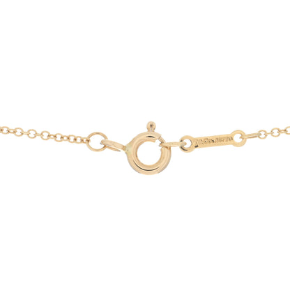 Tiffany 18K Yellow Gold Paloma Picasso Olive Leaf Heart Pendant Necklace 4 of 4