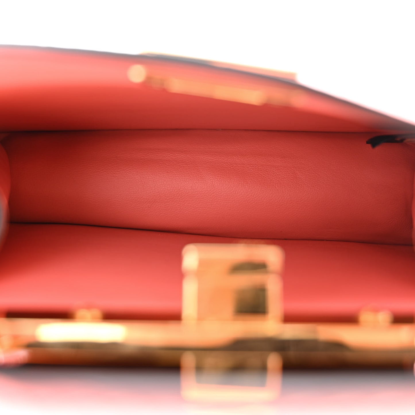 Shiny Crocodile Petite Peekaboo I SEE U Satchel Pink