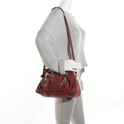 Chloe Calfskin Medium Marcie Satchel Garnet 8 of 8