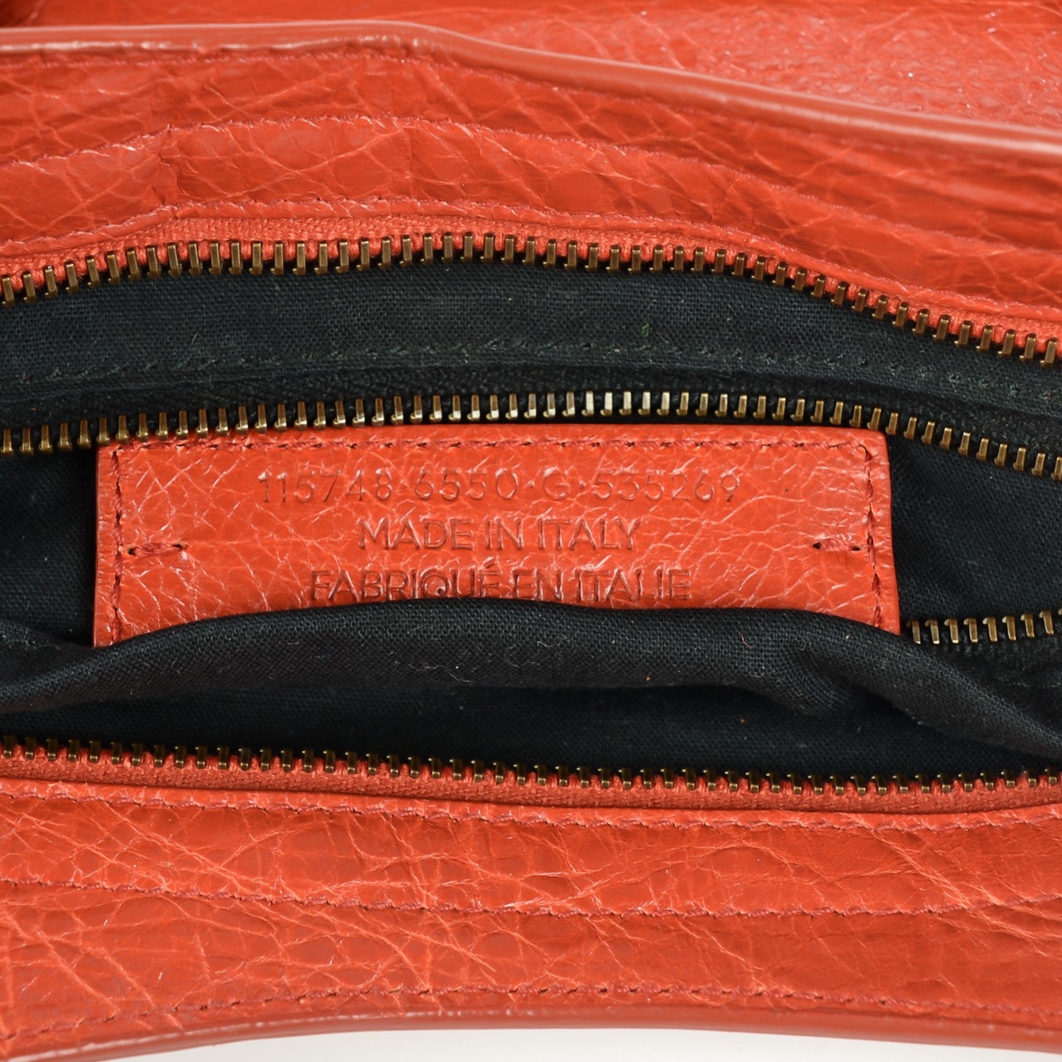 Balenciaga Agneau Classic Hardware City Rouge Ambre 11 of 13