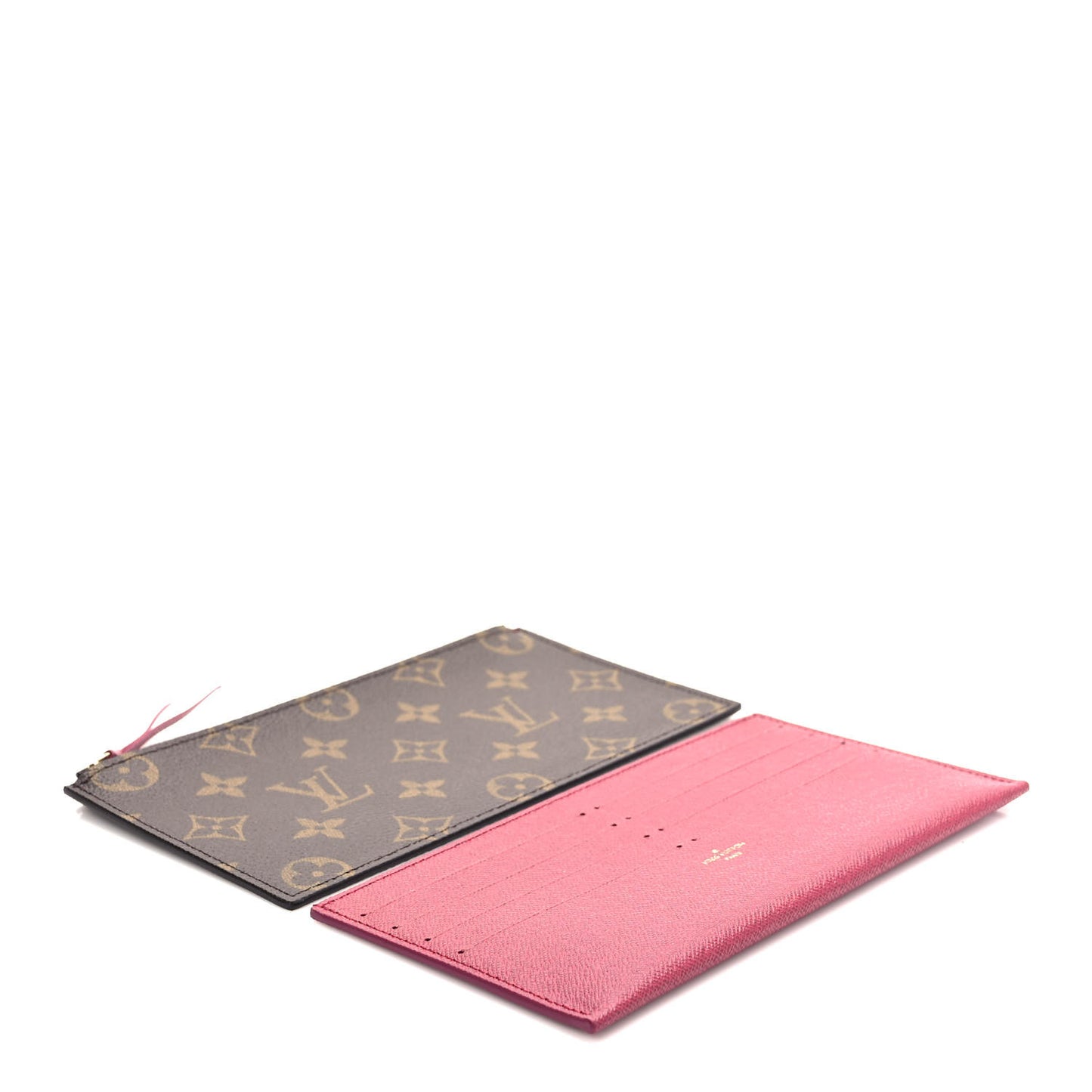 Monogram Pochette Felicie Chain Wallet Fuchsia