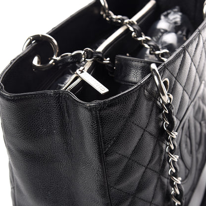 Chanel Caviar Quilted Grand Shopping Tote GST Black 19 of 24