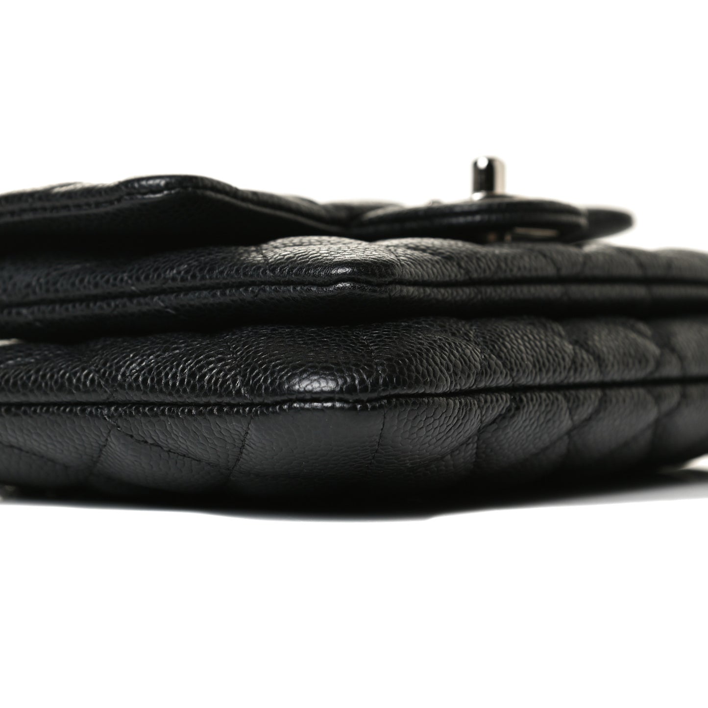 Caviar Quilted Daily Zip Crossbody Bag Black