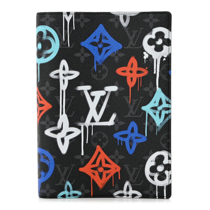 Louis Vuitton Monogram Eclipse LV Graffiti Auguste Notebook Cover Multicolor 1 of 6