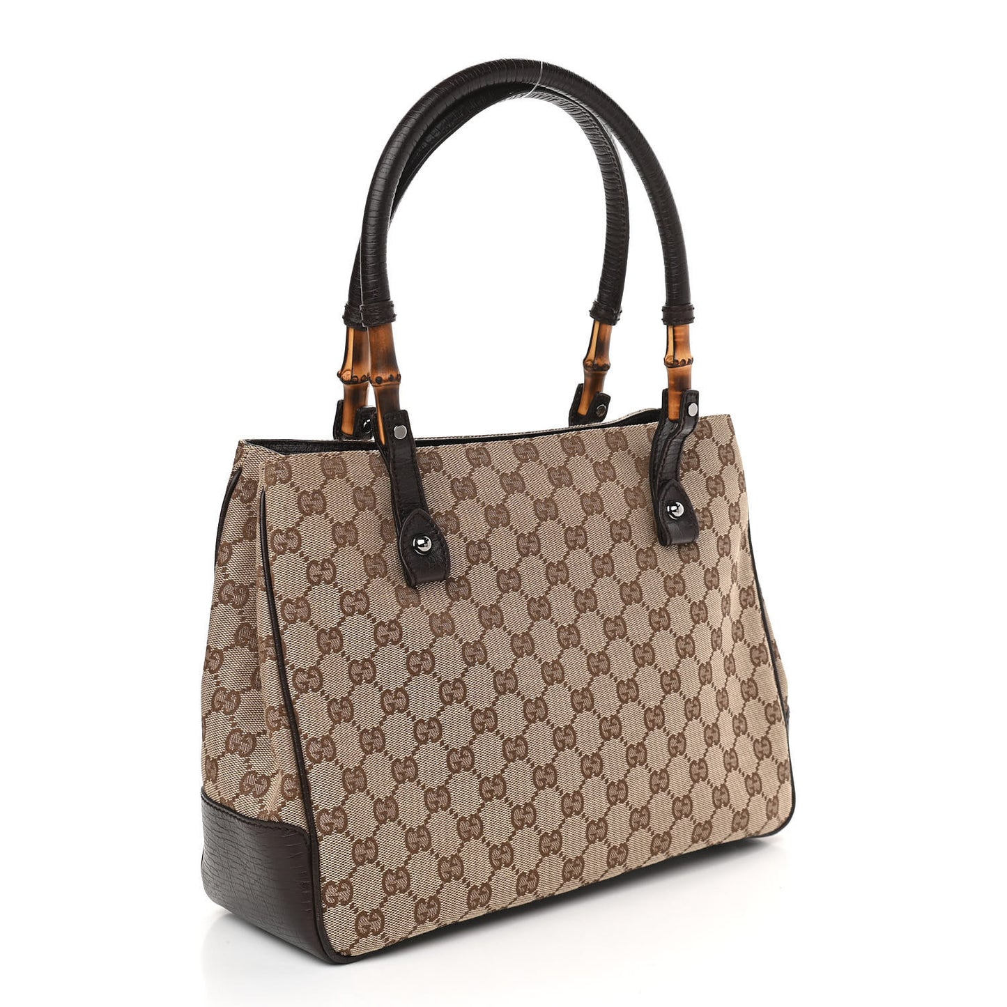 Monogram Small Bamboo Tote Brown