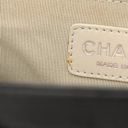 Chanel Washed Lambskin Quilted Mini Chain Around Flap Black 8 of 12
