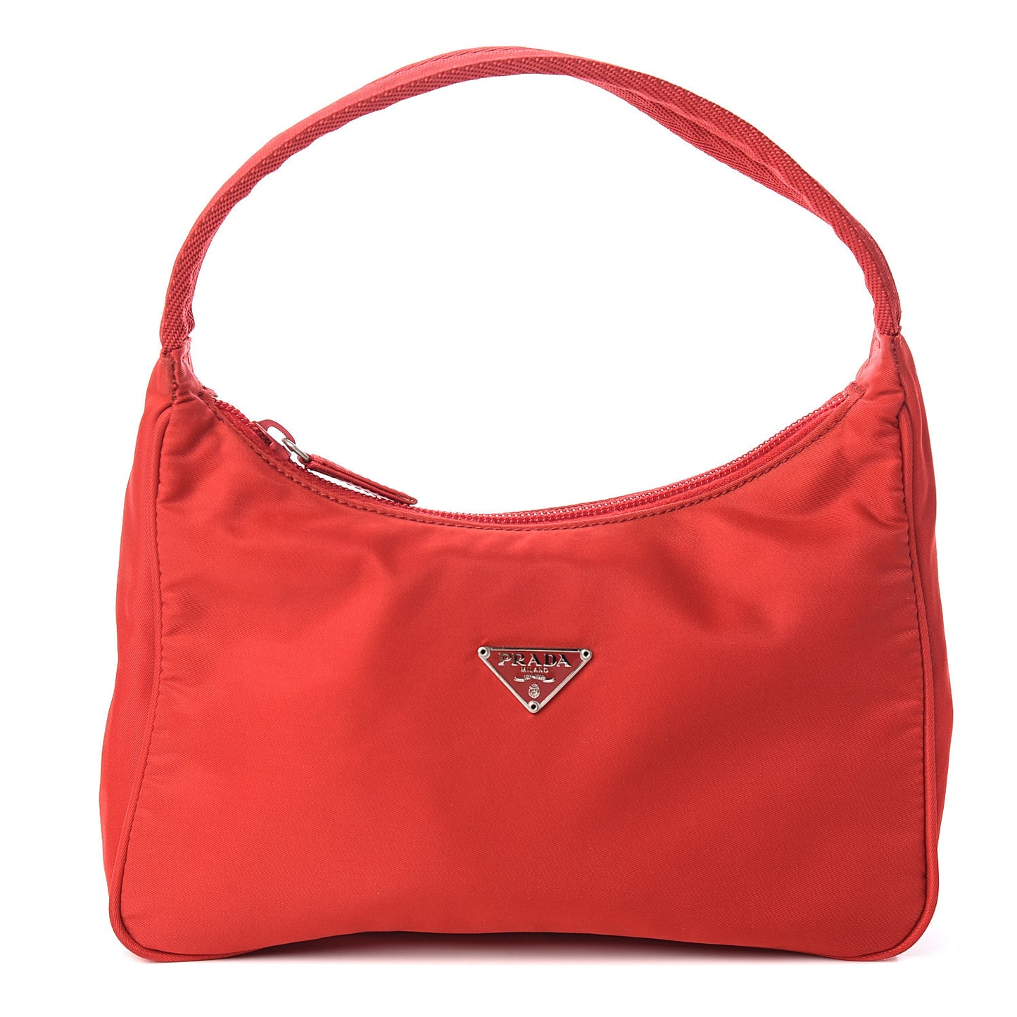 Tessuto Nylon Sport Shoulder Bag Rosso