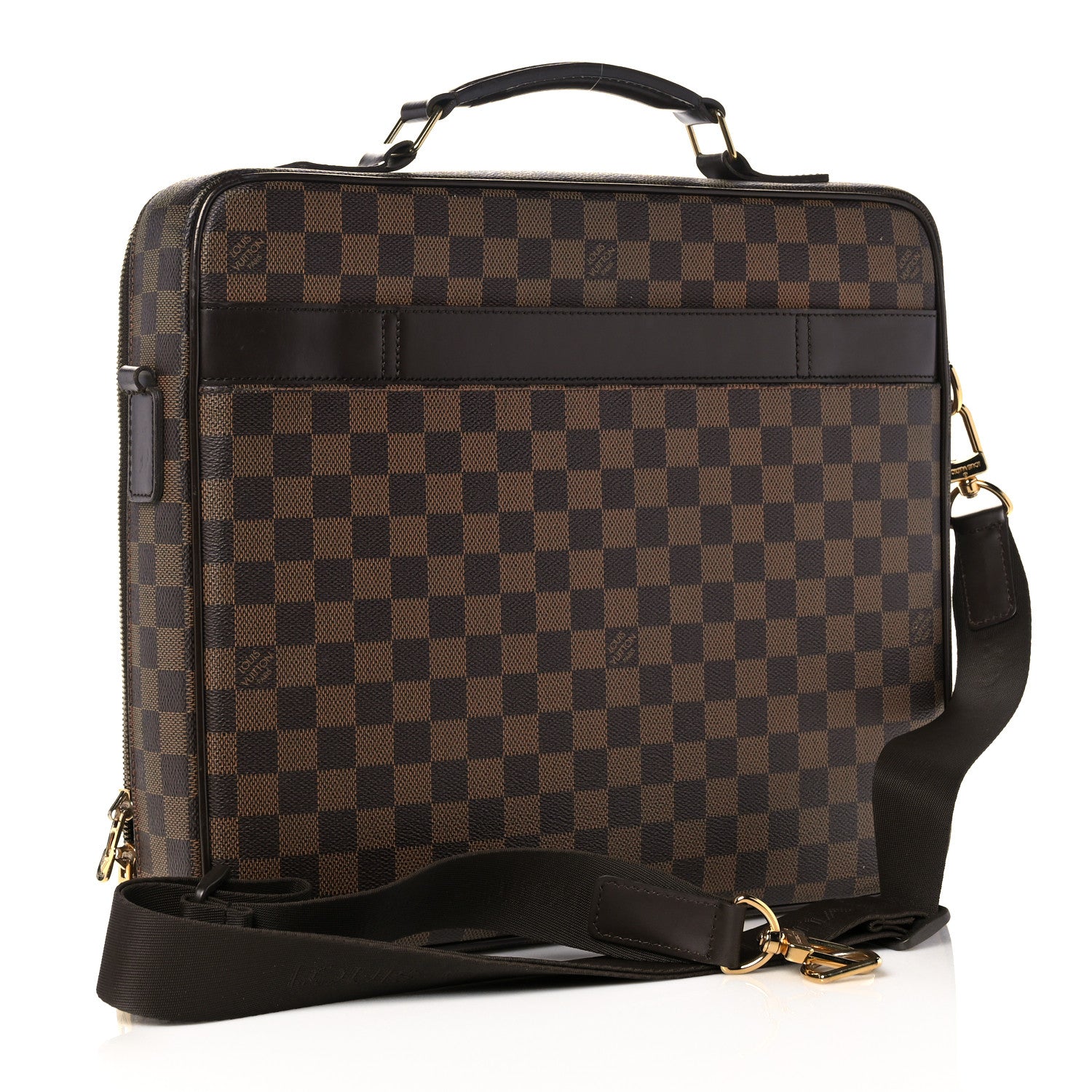 Louis Vuitton Damier Ebene Porte Ordinateur Sabana NM Computer Case 2 of 18