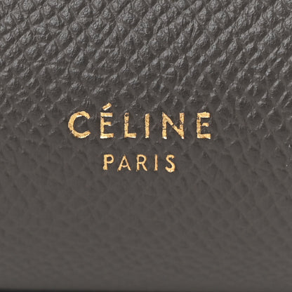 Celine Grained Calfskin Mini Belt Bag Grey 6 of 10