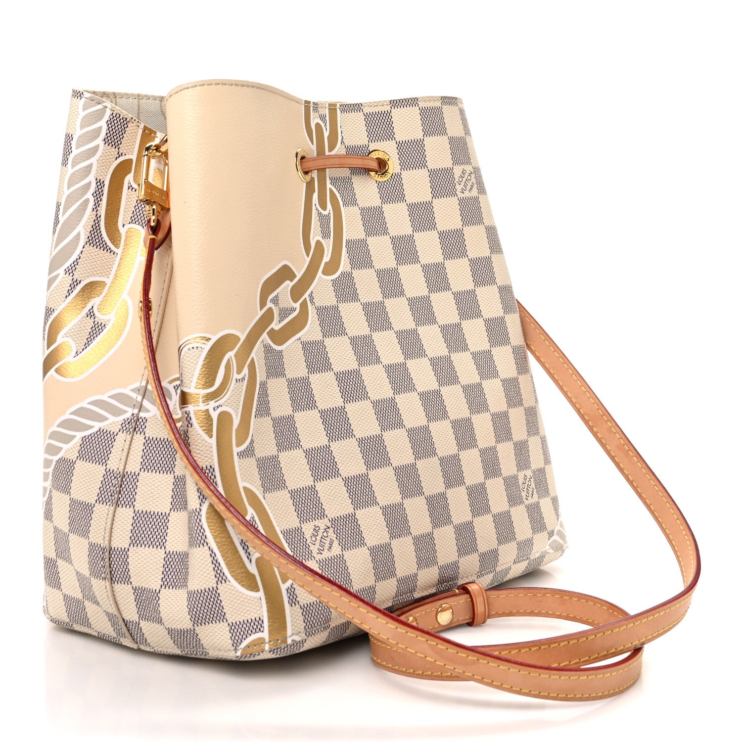 Louis Vuitton Damier Azur Nautical Neonoe MM 3 of 12