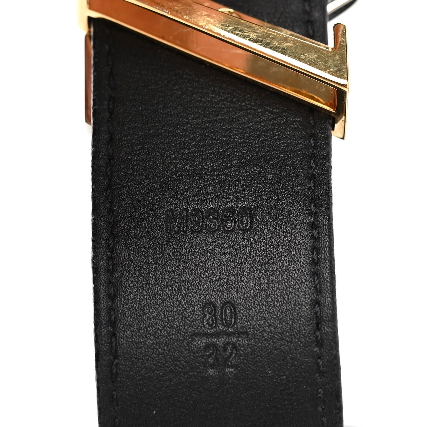 Epi 30mm LV Twist Belt 80 32 Black