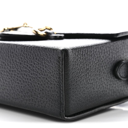 Gucci Calfskin Horsebit 1955 Shoulder Bag Black 10 of 11