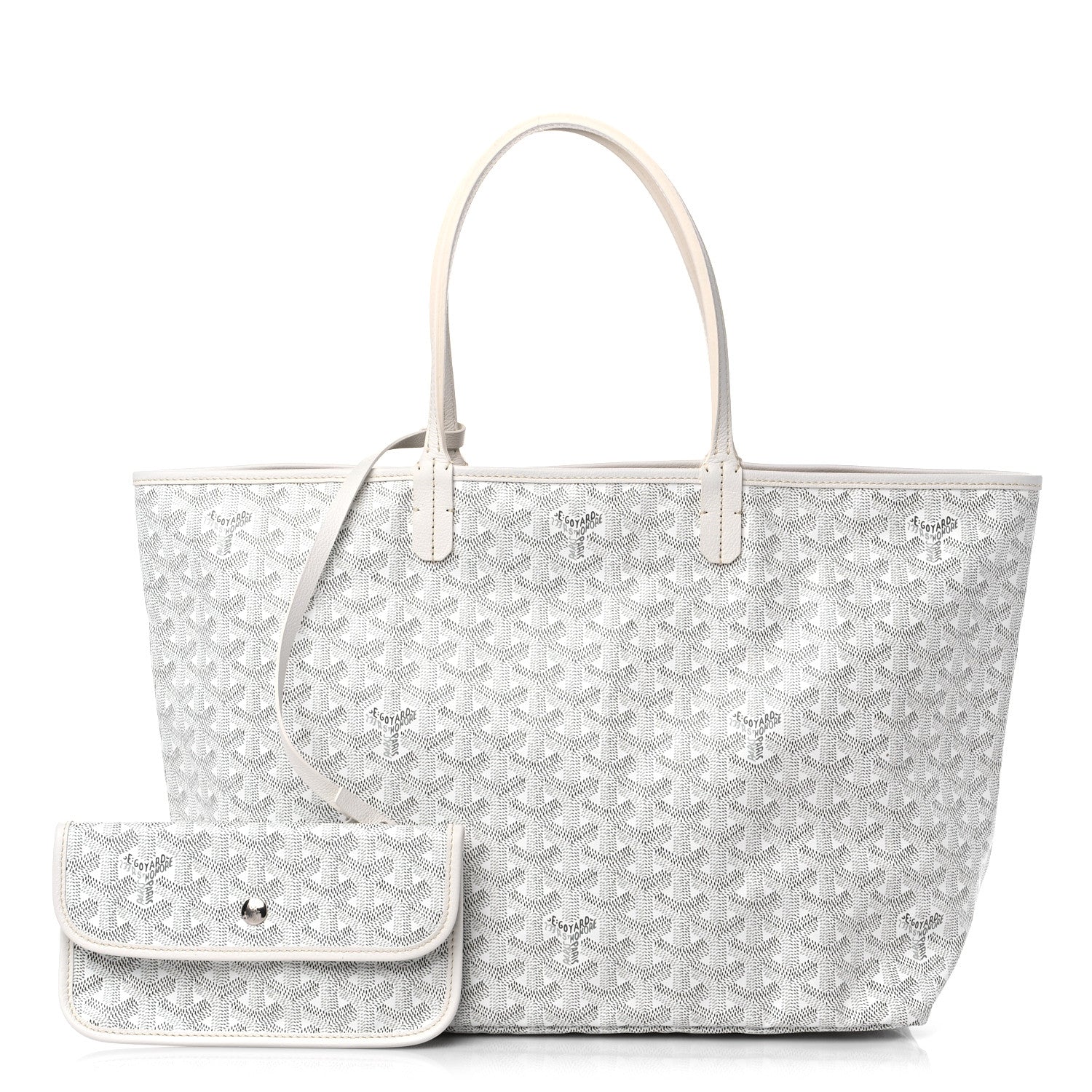 Goyard Goyardine Saint Louis PM White 1 of 9