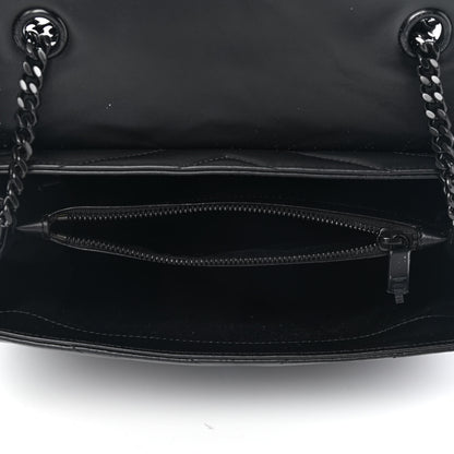 Saint Laurent Calfskin Y Quilted Monogram Medium Loulou Chain Satchel Black 5 of 9