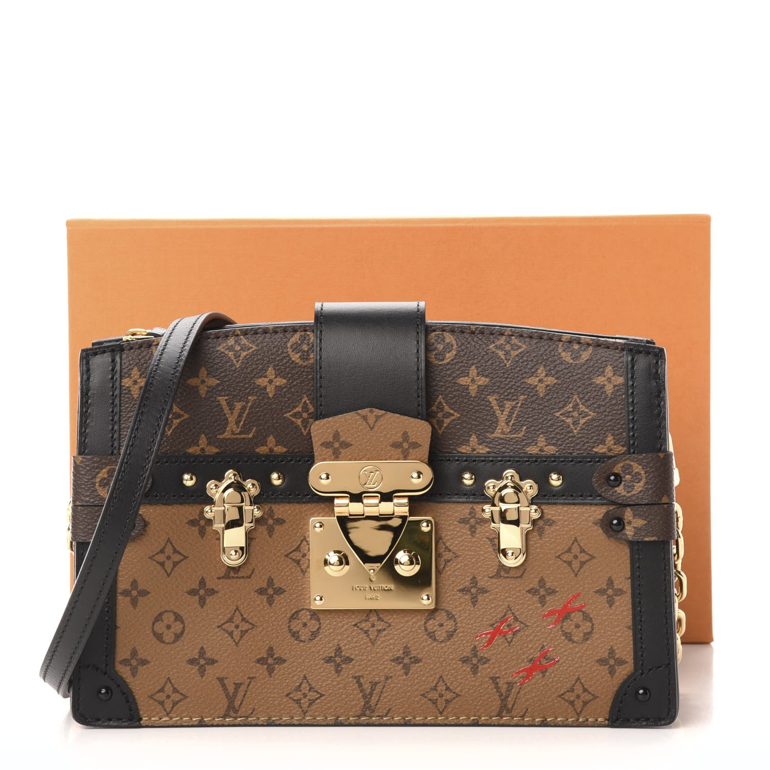 Louis Vuitton Reverse Monogram Trunk Clutch 10 of 10