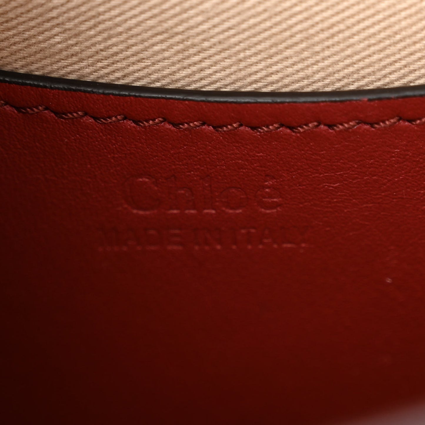 Suede Calfskin Quilted Embroidered Small Tess Saddle Bag Reddish Brown