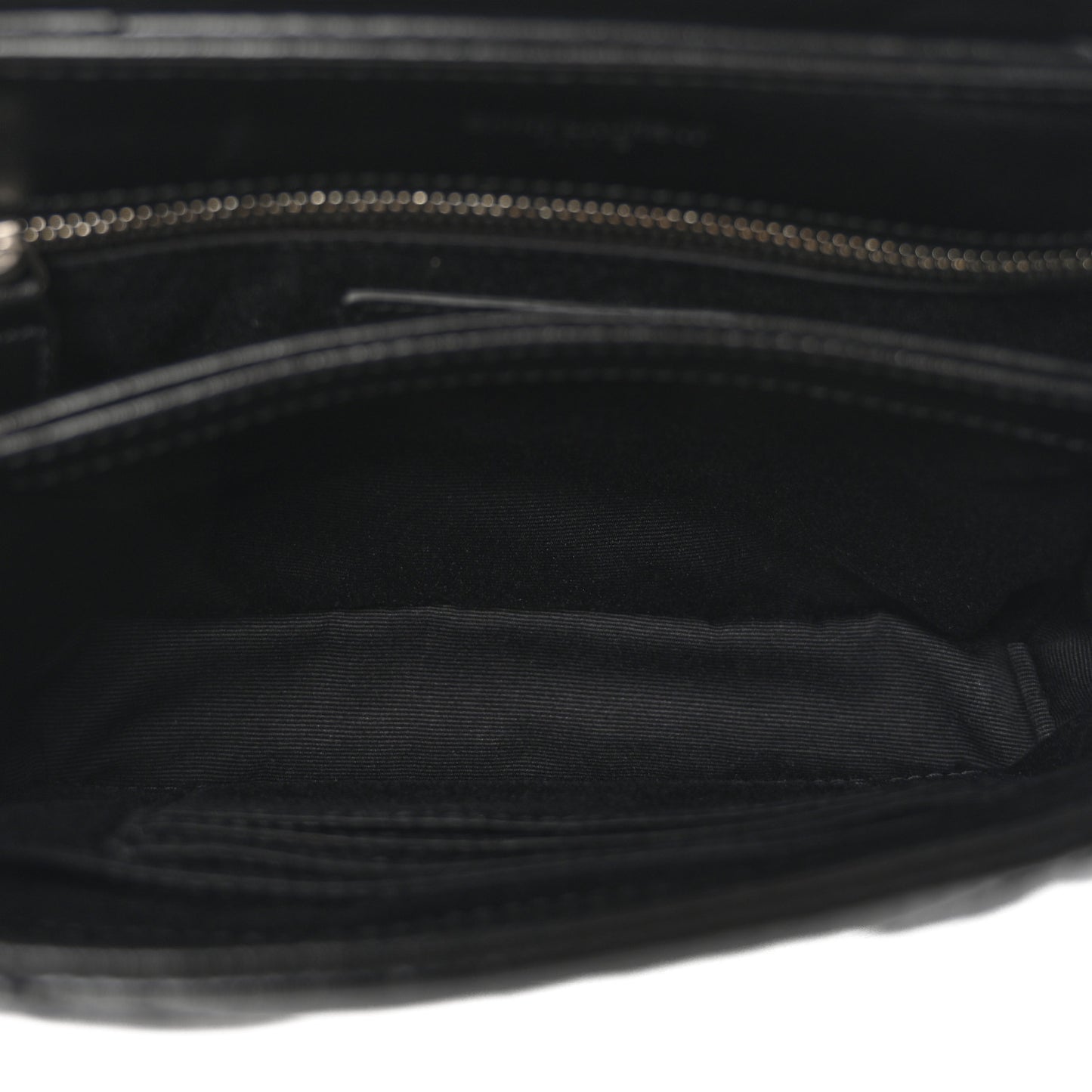 Calfskin Y Quilted Monogram Toy Loulou Crossbody Bag Black