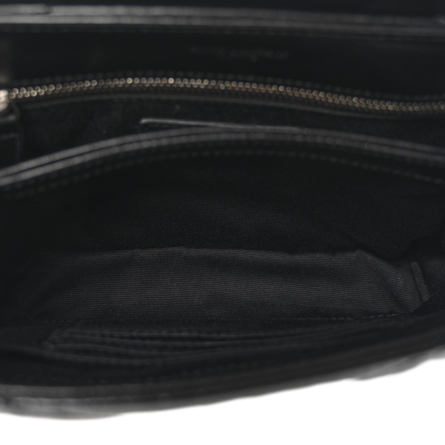 Saint Laurent Calfskin Y Quilted Monogram Toy Loulou Crossbody Bag Black 5 of 12