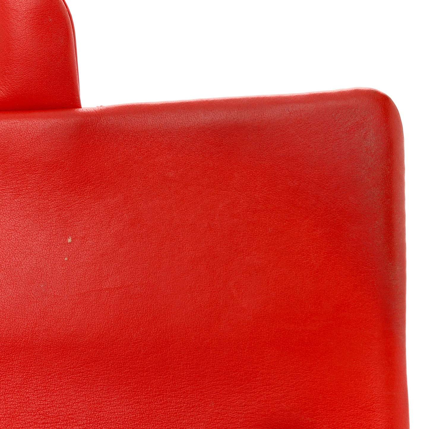 Patent Calfskin Quilted Mini Rectangular Flap Red