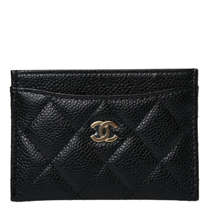 Chanel Caviar Quilted Card Holder Black 1 of 9