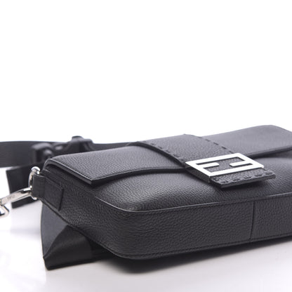 Fendi Cuoio Romano Selleria Belt Baguette Bag Black 9 of 10