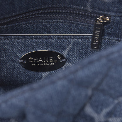 Chanel Denim CC Quilted Mini Square Flap Blue 6 of 11