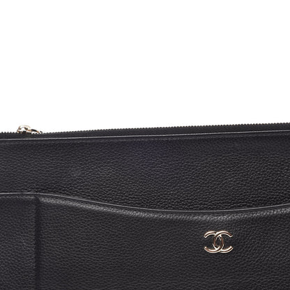 Chanel Grained Calfskin Large Neo Executive Cosmetic Case Black 9 of 10