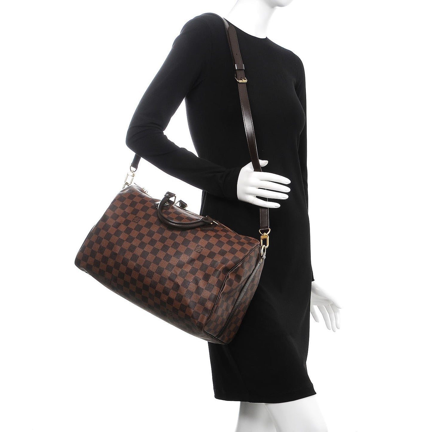 Damier Ebene Speedy Bandouliere 35
