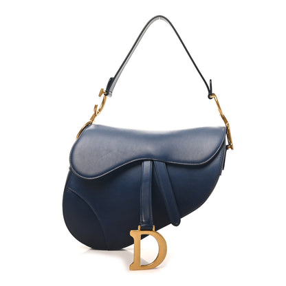 Christian Dior Calfskin Gradient Saddle Bag Indigo Blue 1 of 10