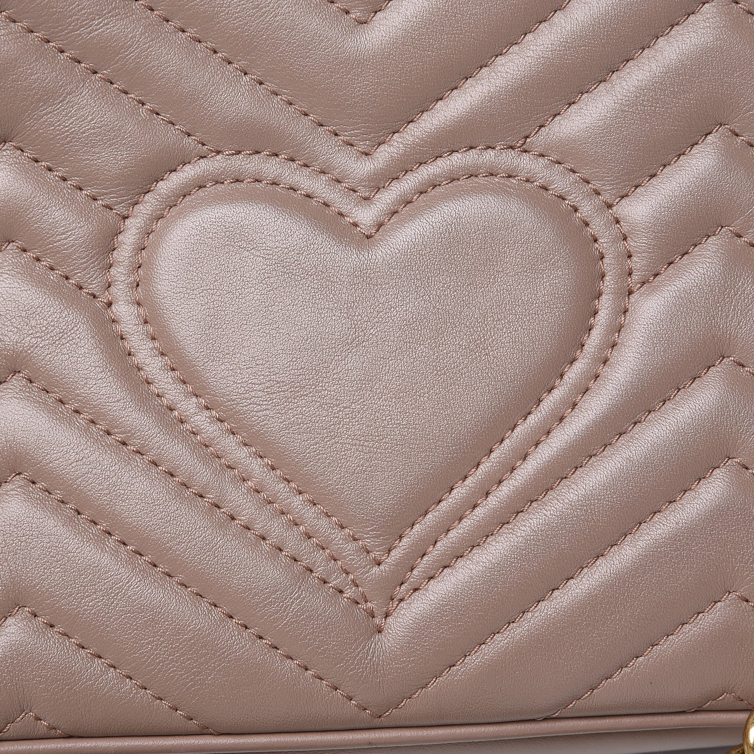 Gucci Calfskin Matelasse Small GG Marmont Shoulder Bag Porcelain Rose 12 of 14