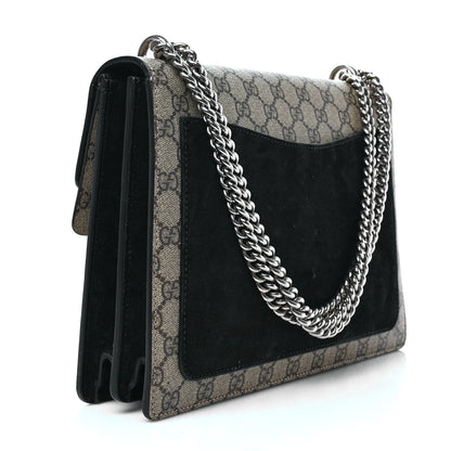 Gucci GG Supreme Monogram Medium Dionysus Shoulder Bag Black 3 of 10