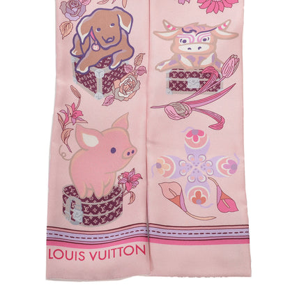 Louis Vuitton Silk Monogram Superstition Bandeau Rose Clair 3 of 5