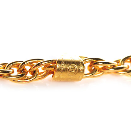 Chanel CC Chain Pendant Necklace Gold 5 of 7