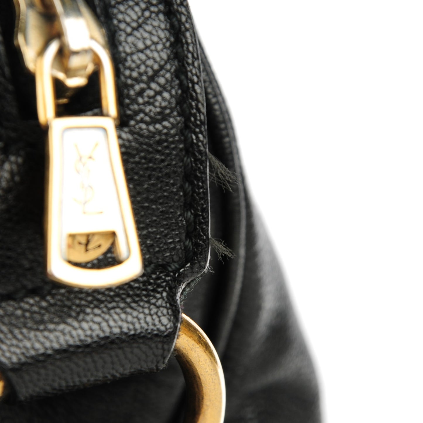 Leather Muse Messenger Bag Black
