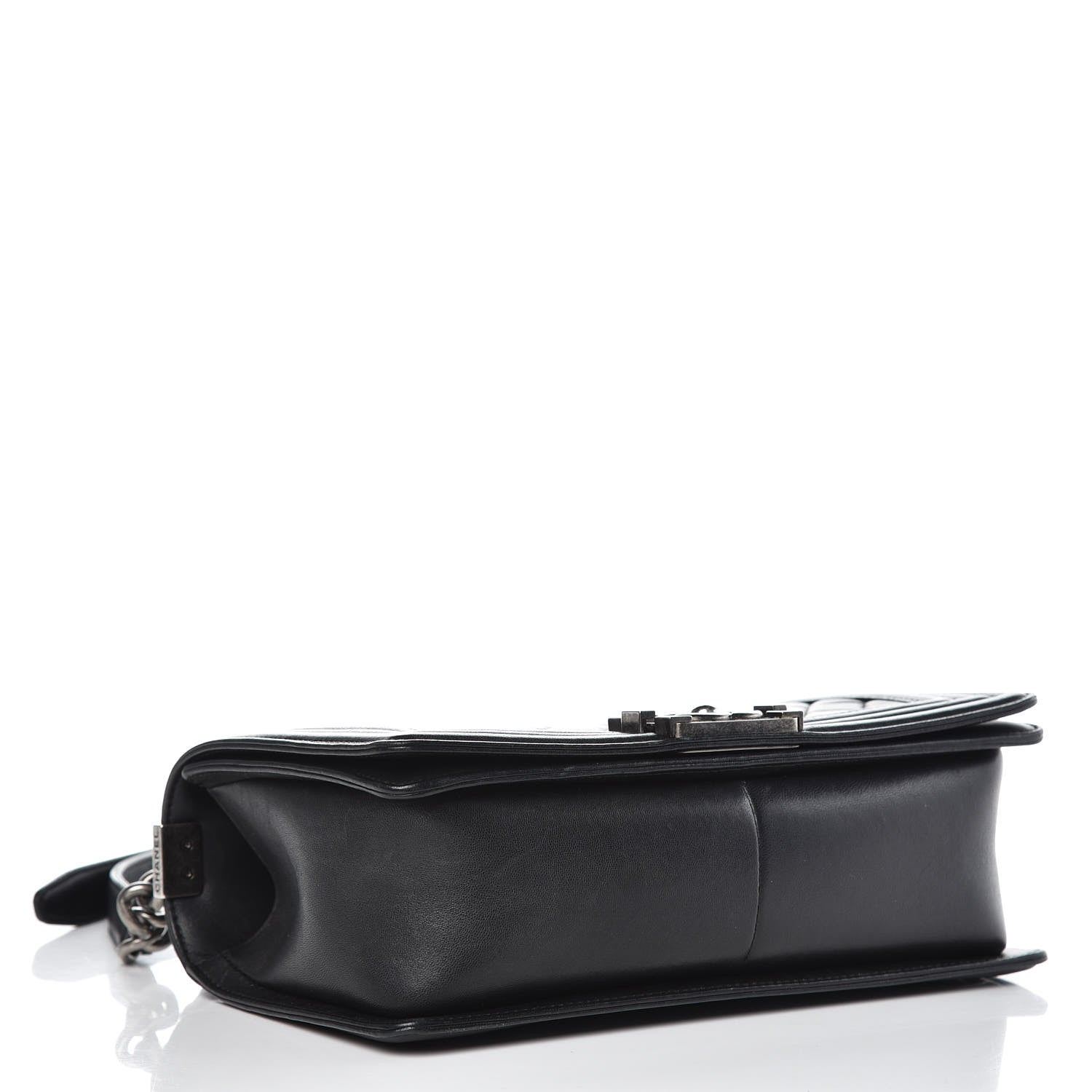Chanel Lambskin Quilted Medium Boy Flap Black 4 of 16