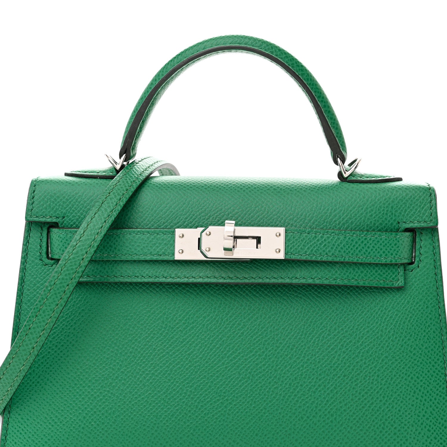 Hermes Epsom Mini Kelly Sellier 20 Vert Jade 7 of 12
