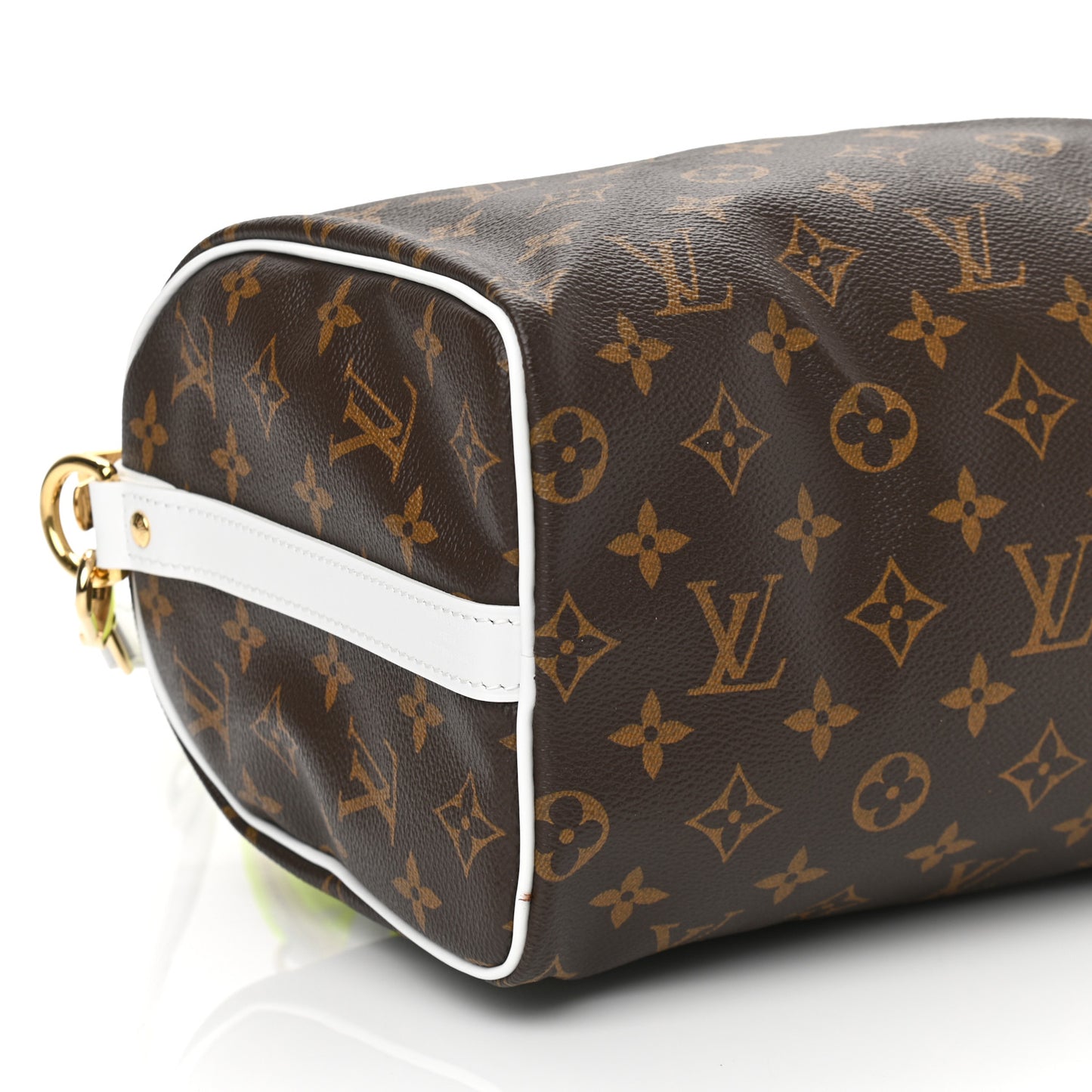 Monogram LV Match Speedy Bandouliere 25 White