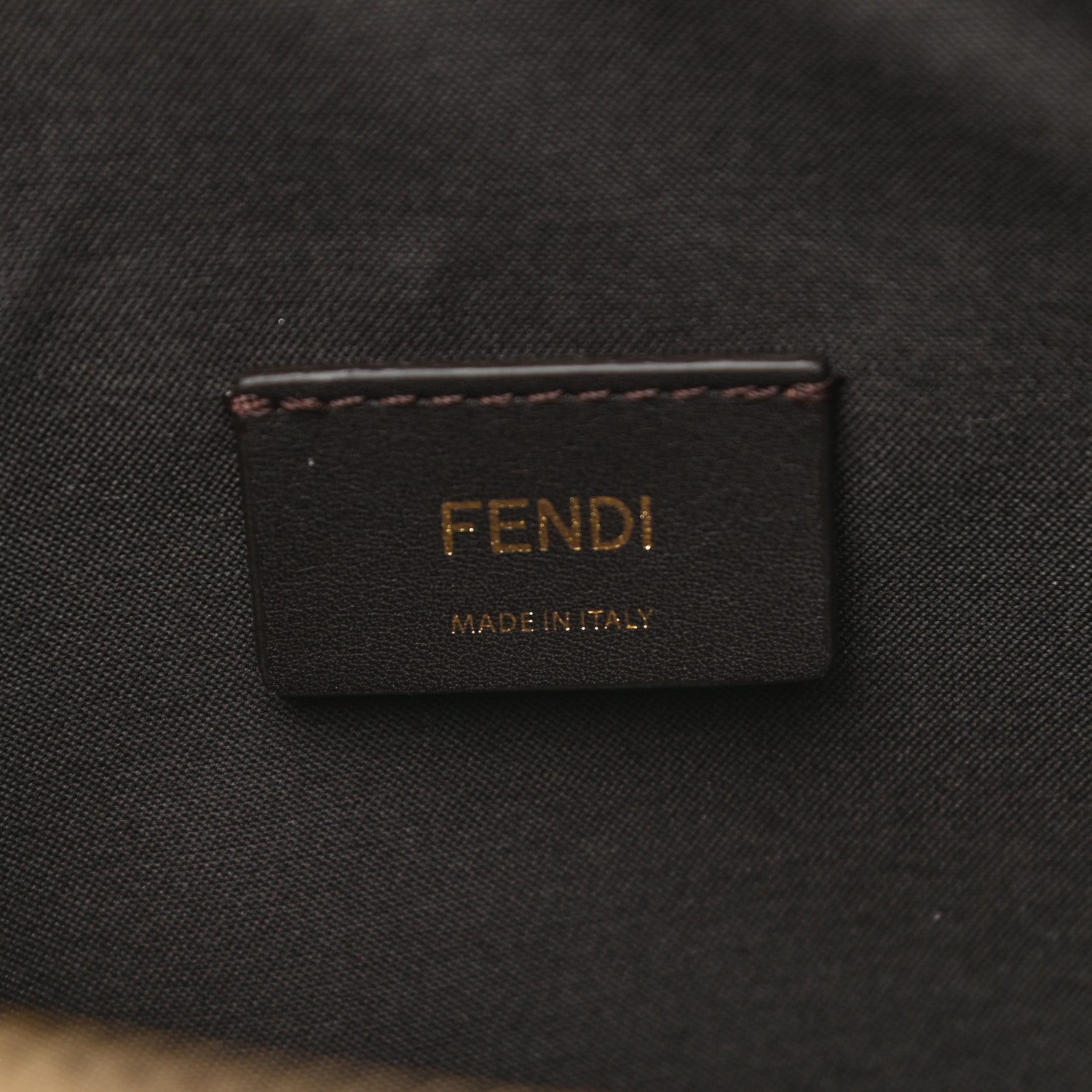 Fendi Wool Vitello King FF 1974 Diagonal Clutch Shoulder Bag Beige Cammello Sand 5 of 8