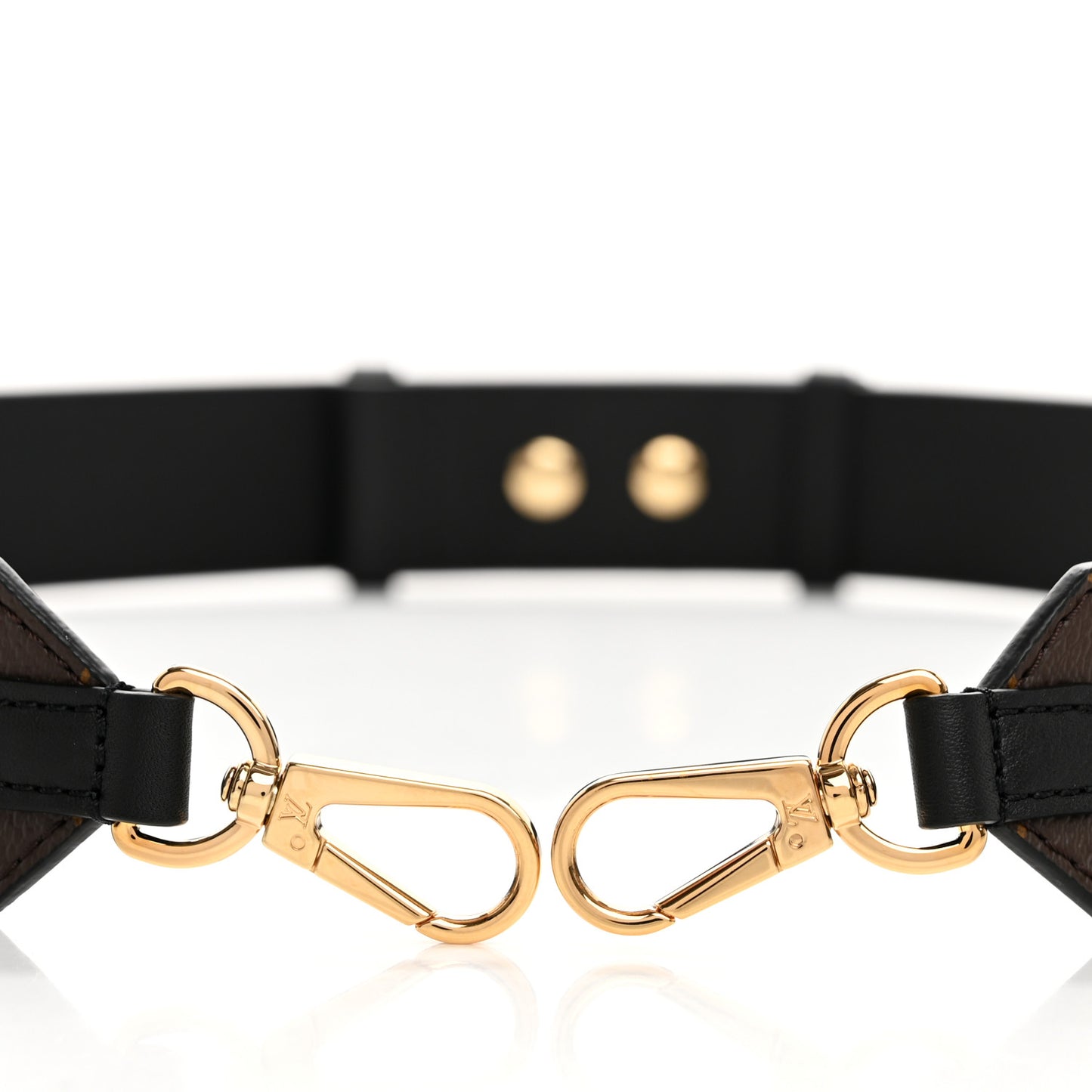Monogram Adjustable Bandouliere Shoulder Strap Black