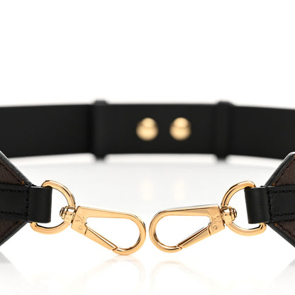 Louis Vuitton Monogram Adjustable Bandouliere Shoulder Strap Black 3 of 5