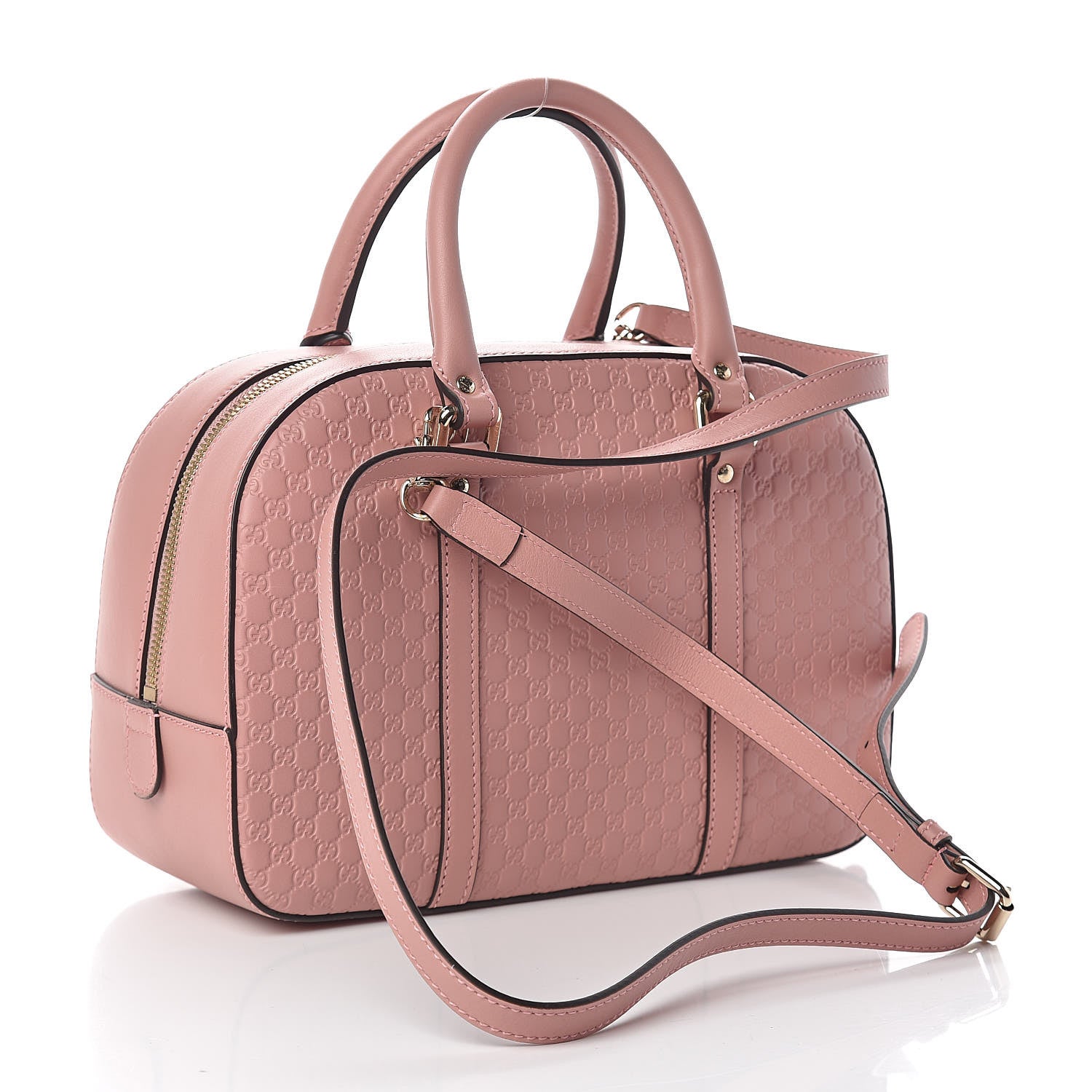 Gucci Soft Microguccissima Medium Crossbody Bag Soft Pink 3 of 12