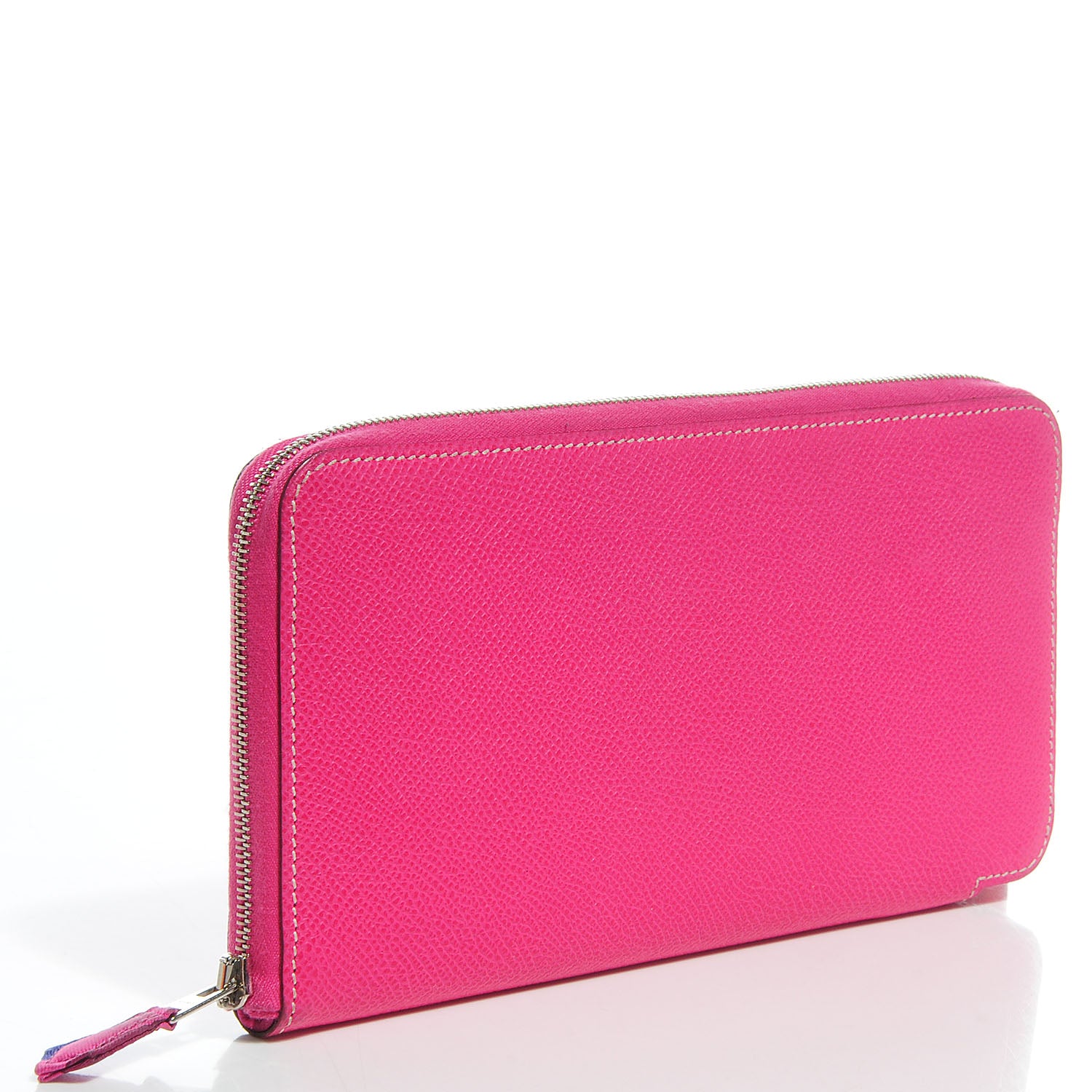 Hermes Epsom Silk'in Wallet Rose Tyrien 4 of 11