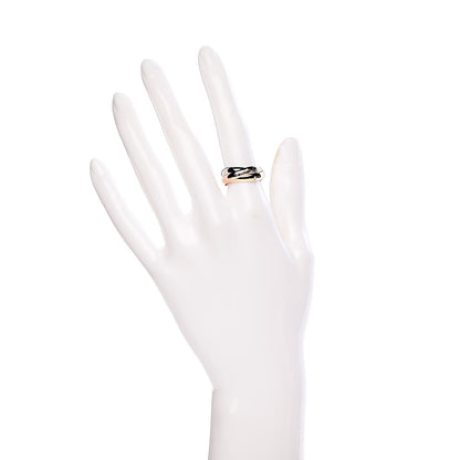 Cartier 18K Pink Yellow White Gold Classic Les Must De Trinity Ring 51 5.75 2 of 5