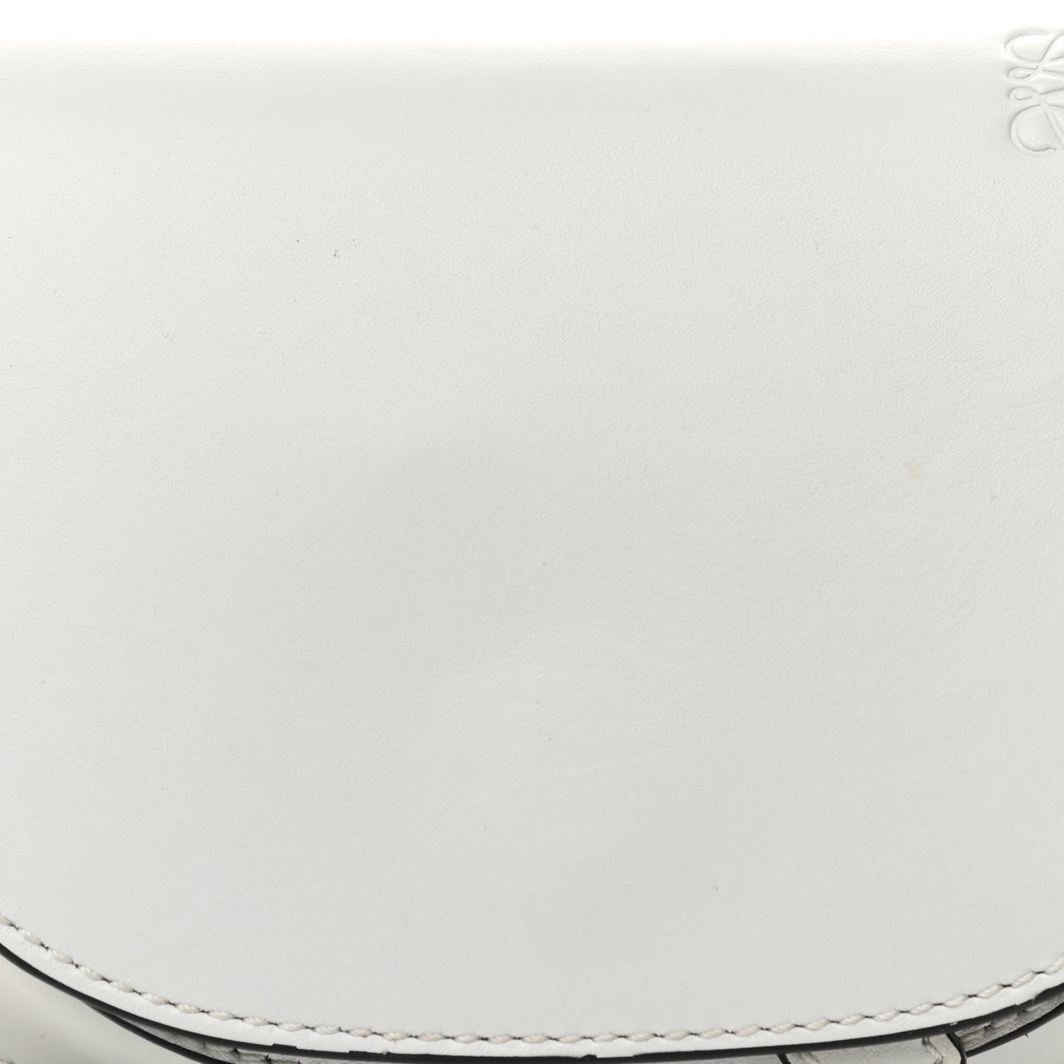 Loewe Calfskin Mini Gate Belt Bag White 7 of 9